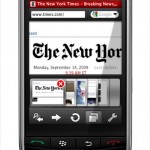 Opera Mini 5 beta 2 - Tabbed Browsing (Image courtesy of Opera Software)