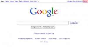 Google -  Sign In - Click to enlarge image